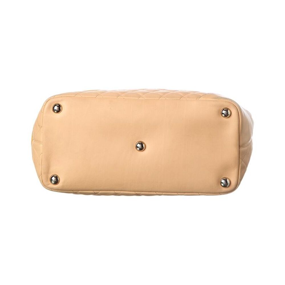 Chanel Beige Clair Leather Cambon Tote Large (Authentic Pre-Loved) - Picture 3 of 5
